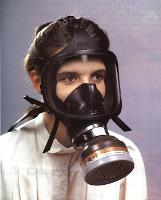 a person in a gas mask Kalamazoo MI